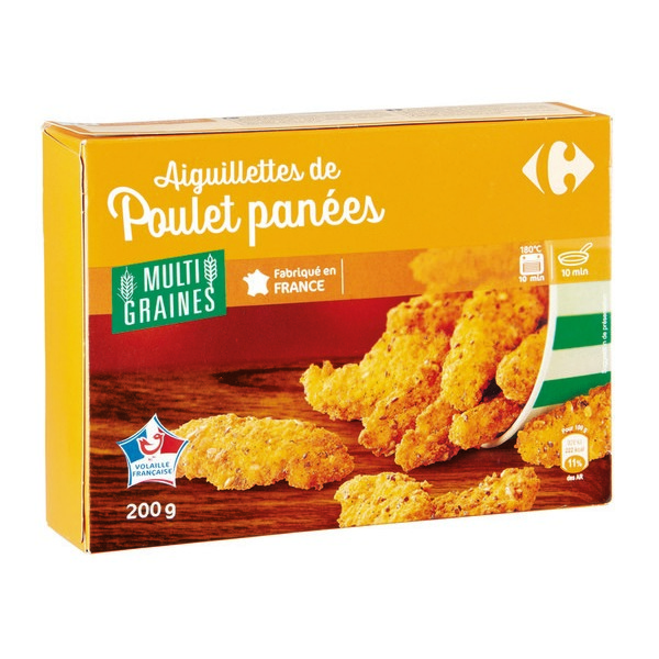 AIGUILLETTES DE POULET PANÉES CARREFOUR