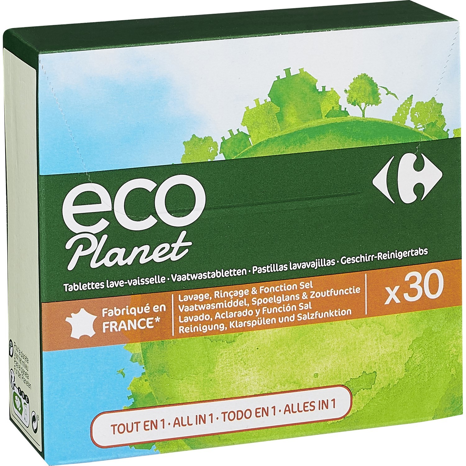 Tablettes lave-vaisselle tout en 1 CARREFOUR EC...