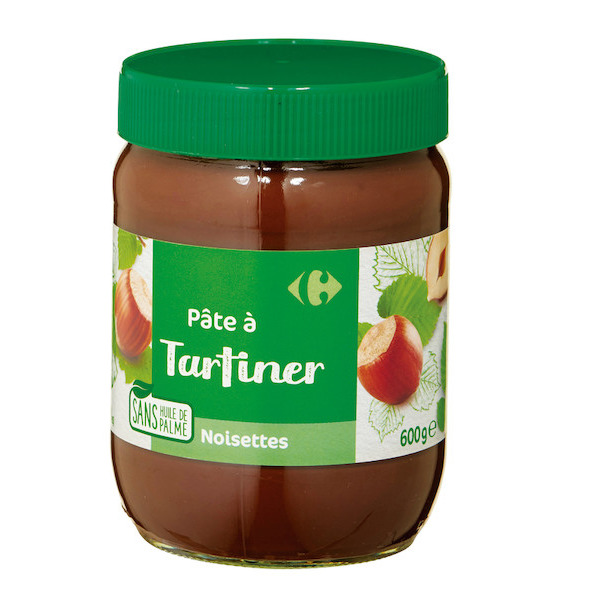 PÂTE À TARTINER NOISETTES CARREFOUR