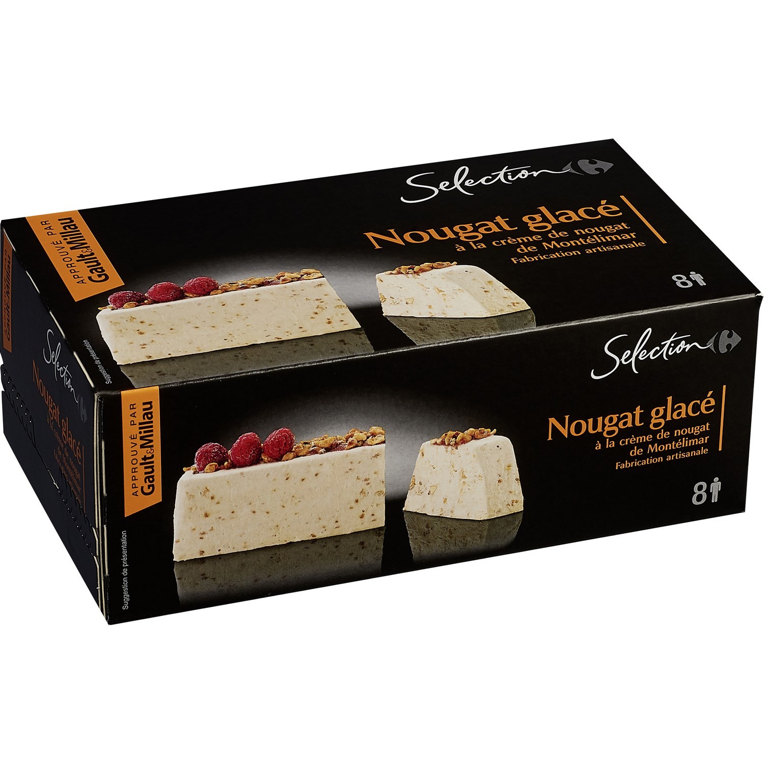 Dessert glacé nougat 