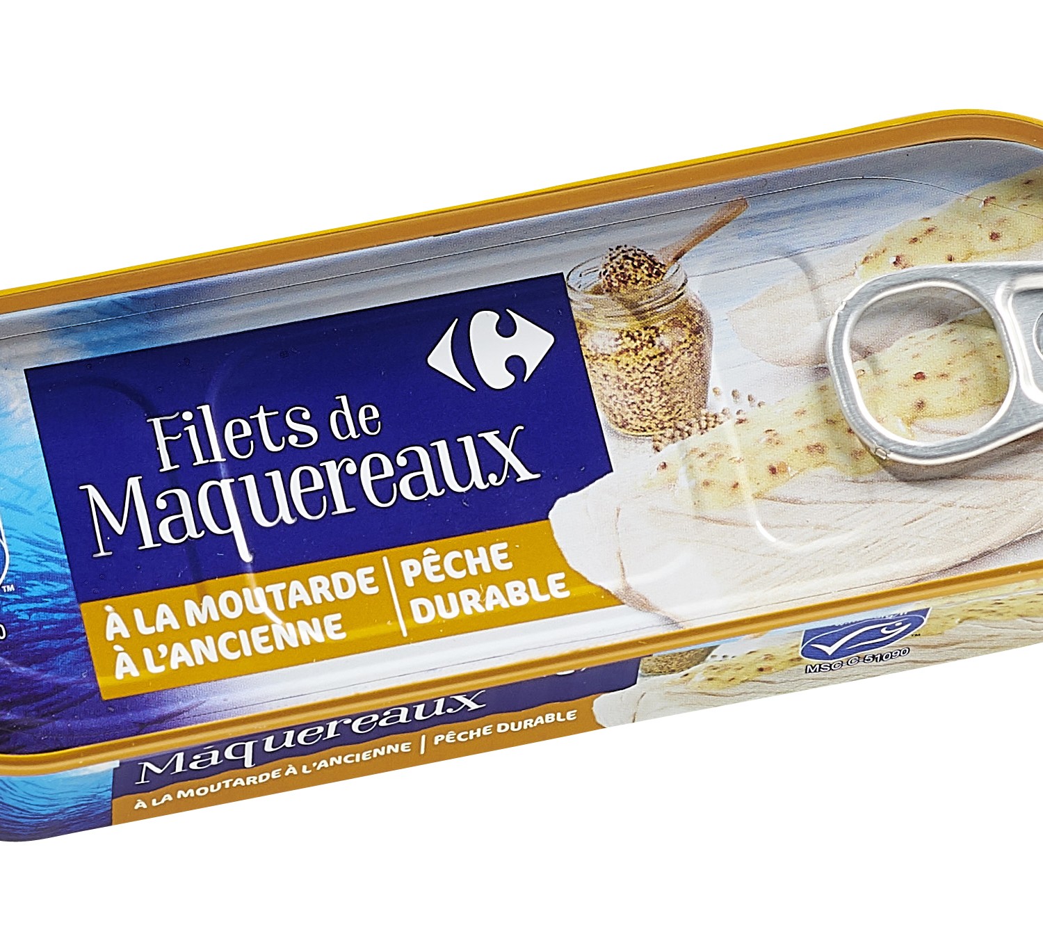 Filets de maquereaux à la moutarde à l'ancienne...