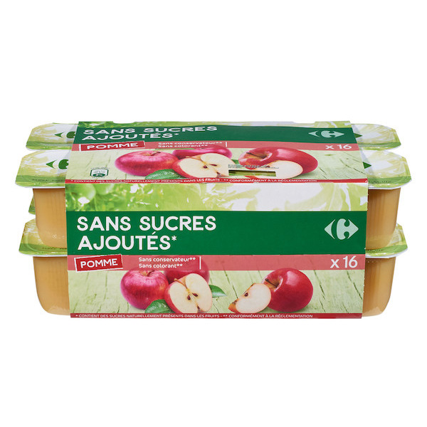 Dessert de pomme sans sucres ajoutés