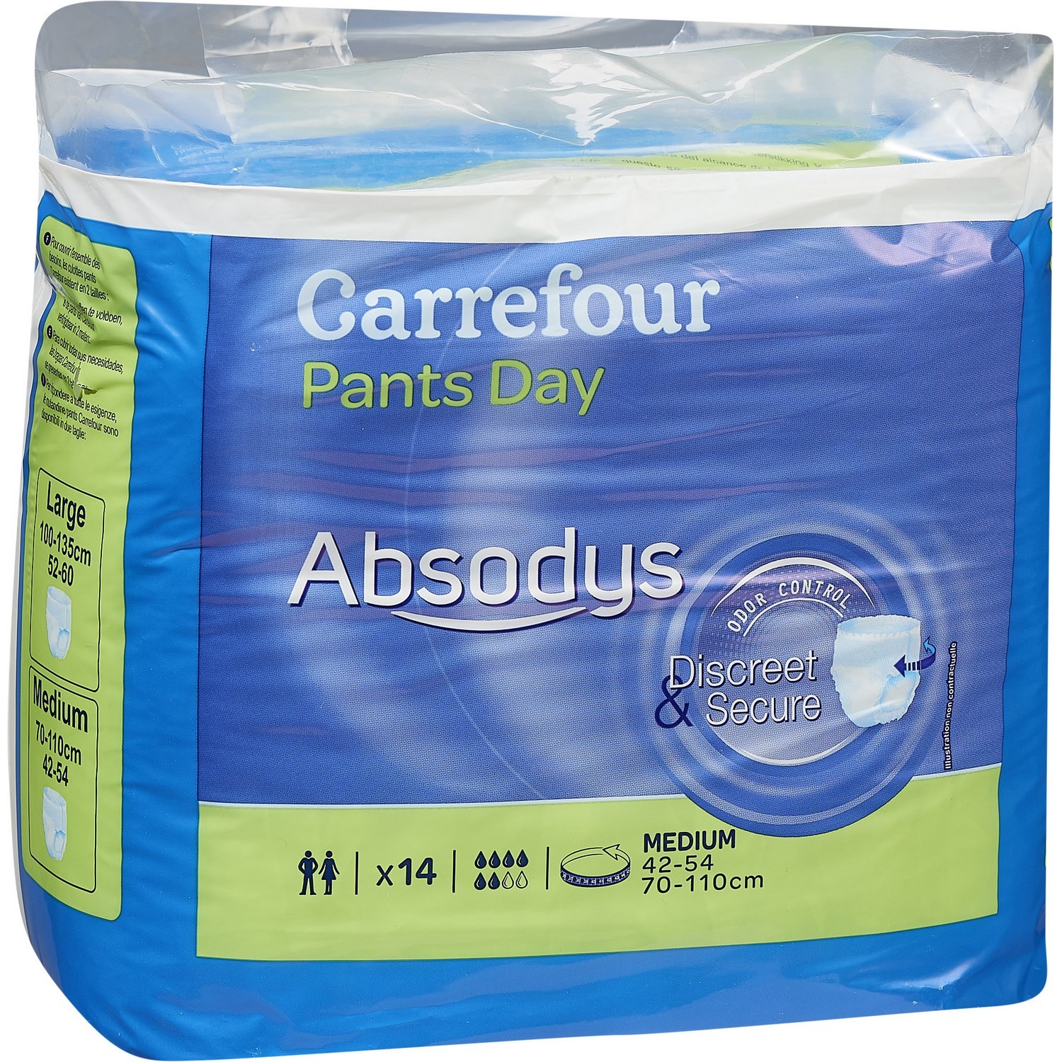 CRF CDM Culottes Pants Day Absodys medium T42-54 CARREFOUR code EAN 3560071185688 
