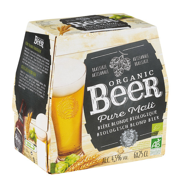 BIÈRE PURE MALT ORGANIC BEER