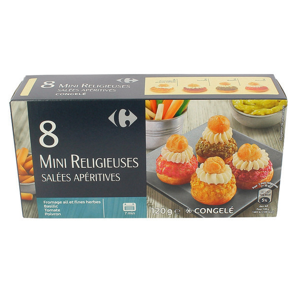 Mini Religieuses salées apéritives surgelées