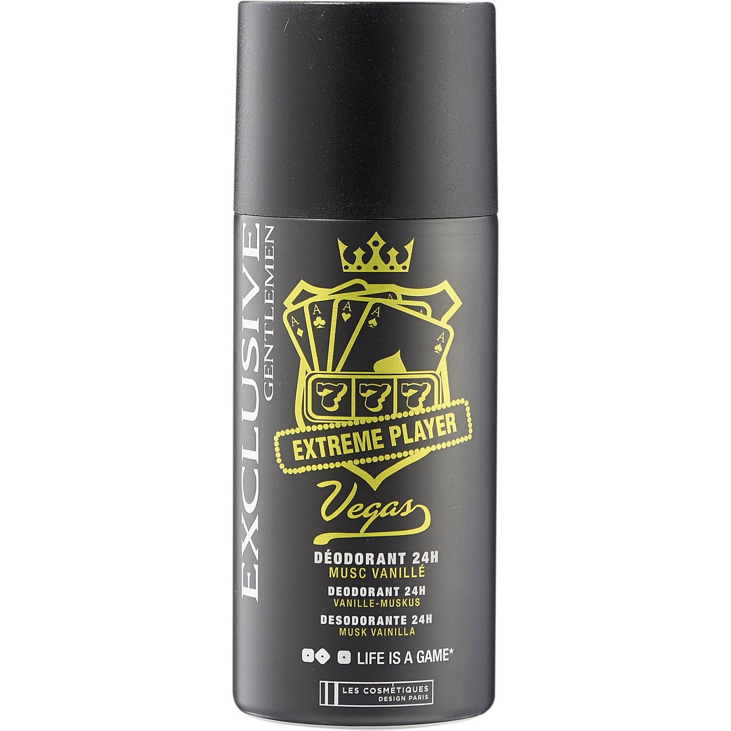 LCS EXCLUSIVE GENTLE Déodorant musc vanillé LES COSMETIQUES DESIGN PARIS code EAN 3560071194161 