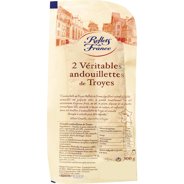 VÉRITABLES ANDOUILLETTES DE TROYES REFLETS DE F...