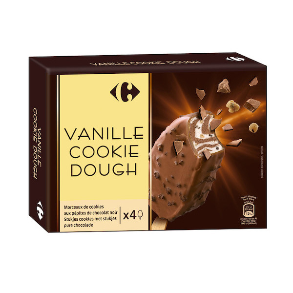 Bâtonnets glacés Cookie Dough