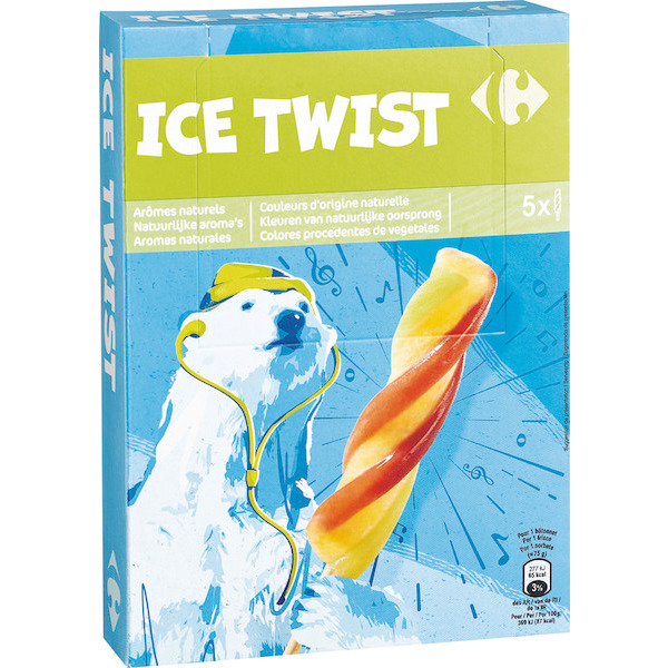 BATÔNNETS GLACÉS ICE TWIST CARREFOUR