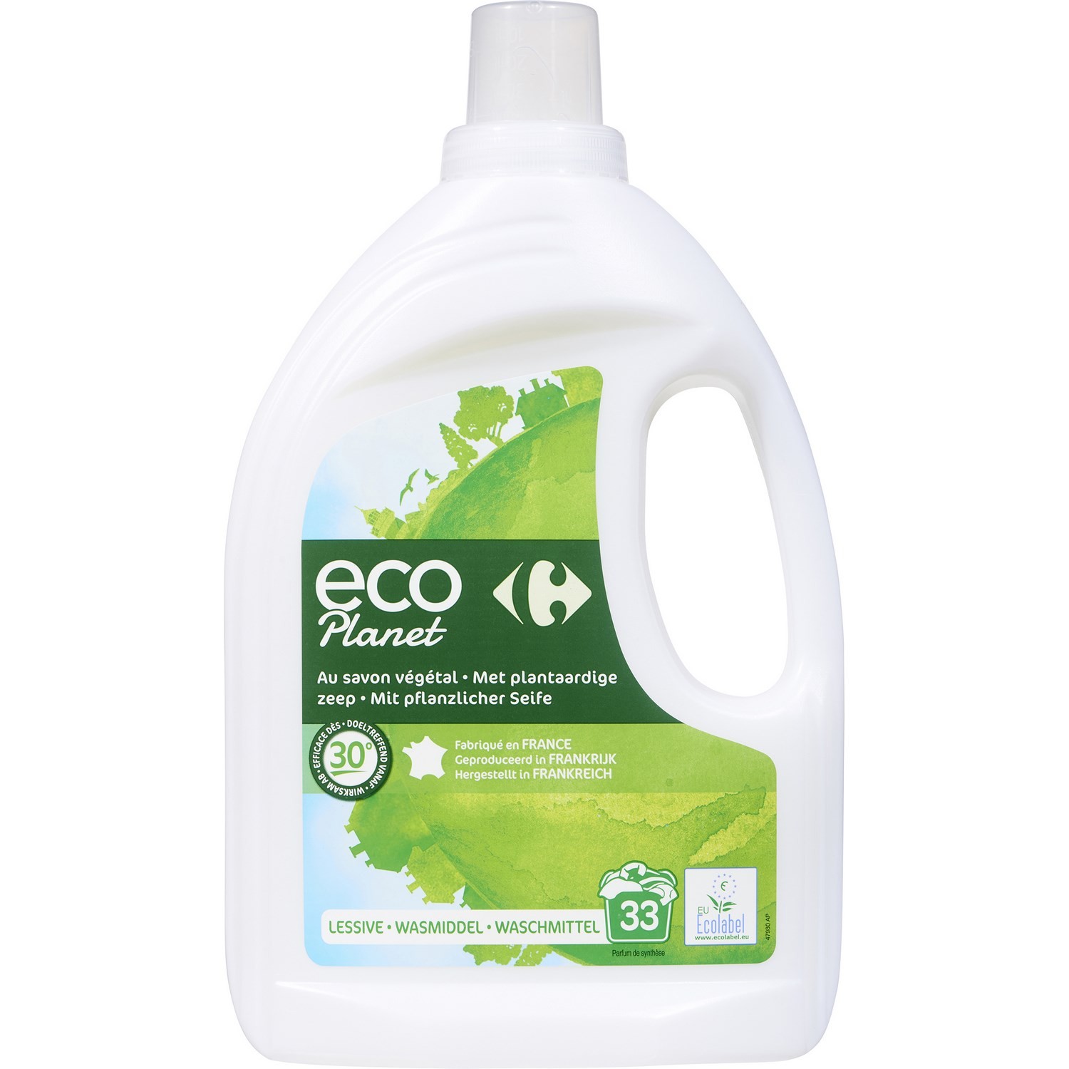 Lessive au savon végétal CARREFOUR ECO PLANET