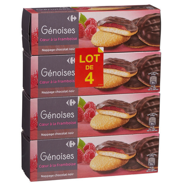 carrefour Génoises code EAN 3560071204341 