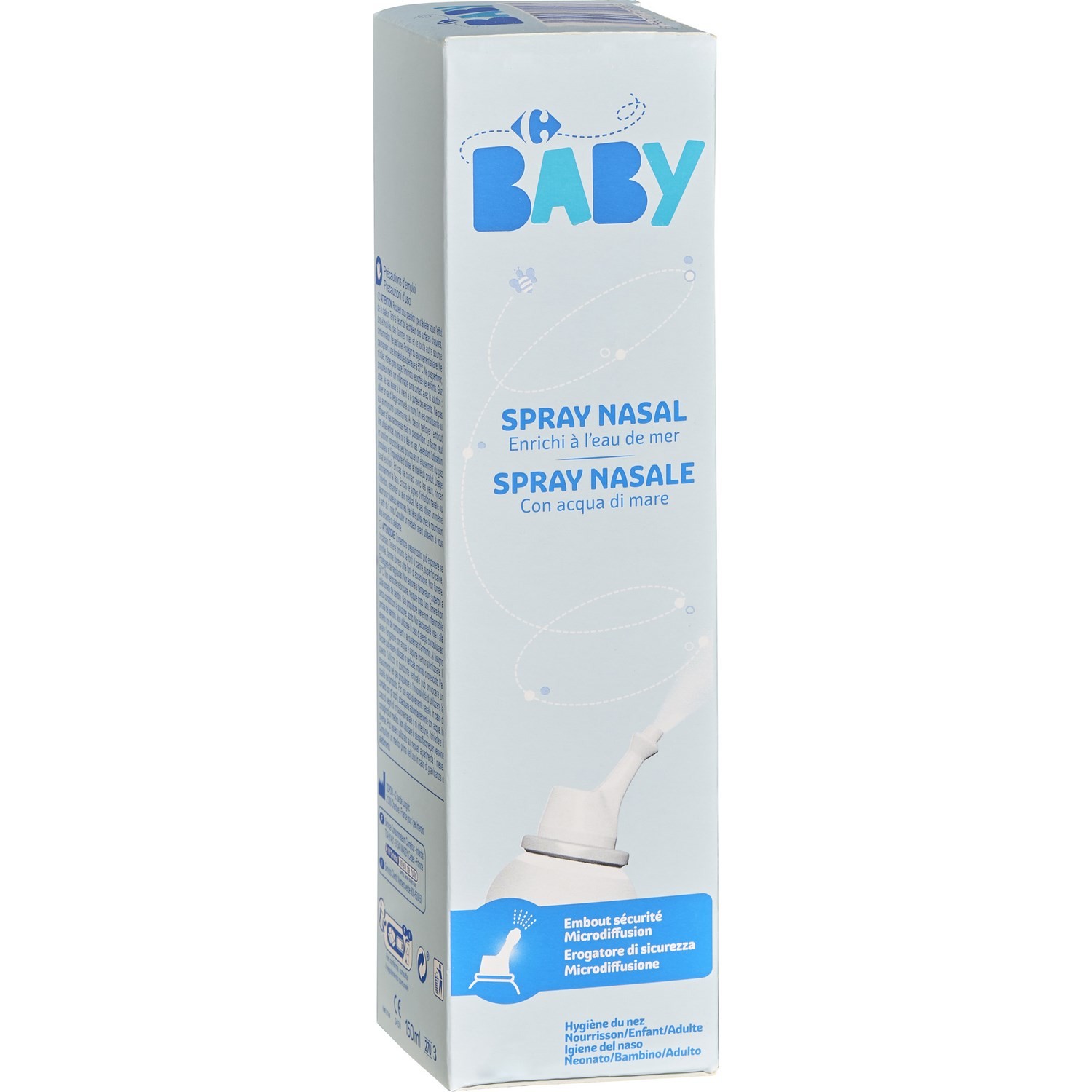 Spray nasal enrichi à l'eau de mer CARREFOUR BABY