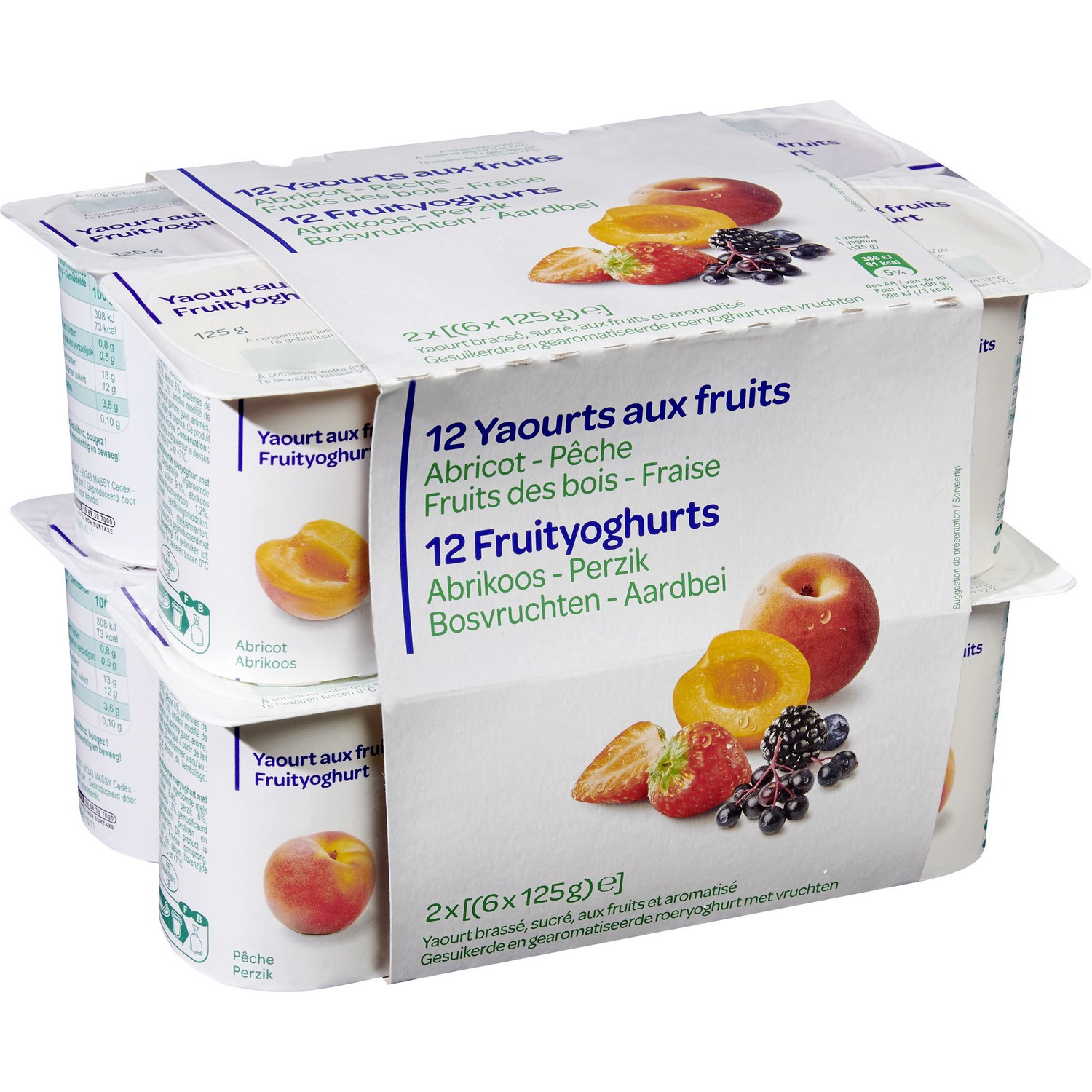 PP BLANC Yaourts aux fruits  code EAN 3560071227814 