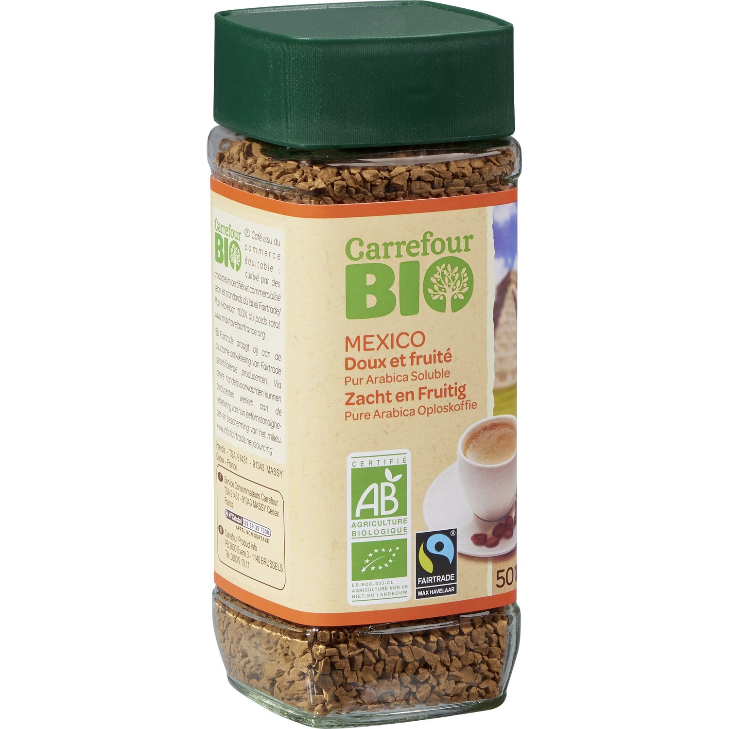 Café soluble Mexico CARREFOUR BIO
