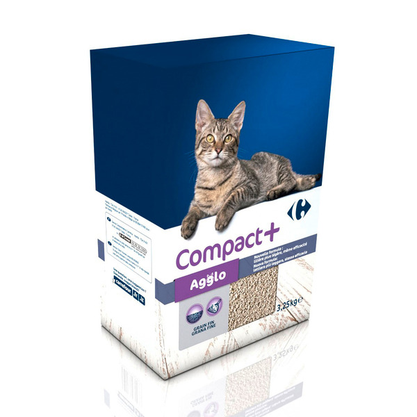 Litière Compact+ pour chat 