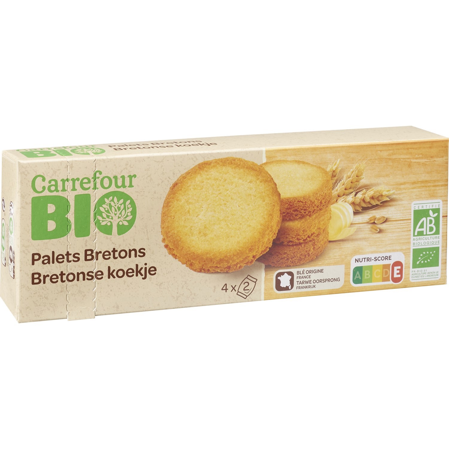 CARREFOUR BIO Palets bio bretons CARREFOUR BIO code EAN 3560071231019 