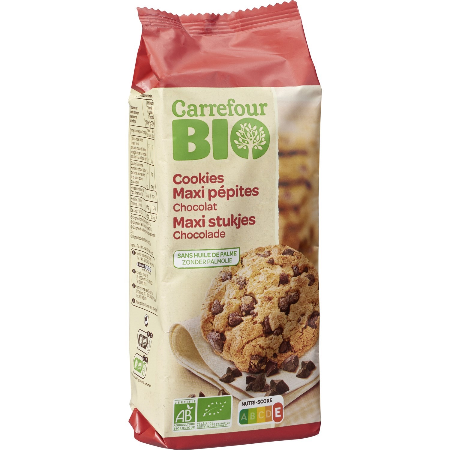 Cookies bio pépites de chocolat CARREFOUR BIO