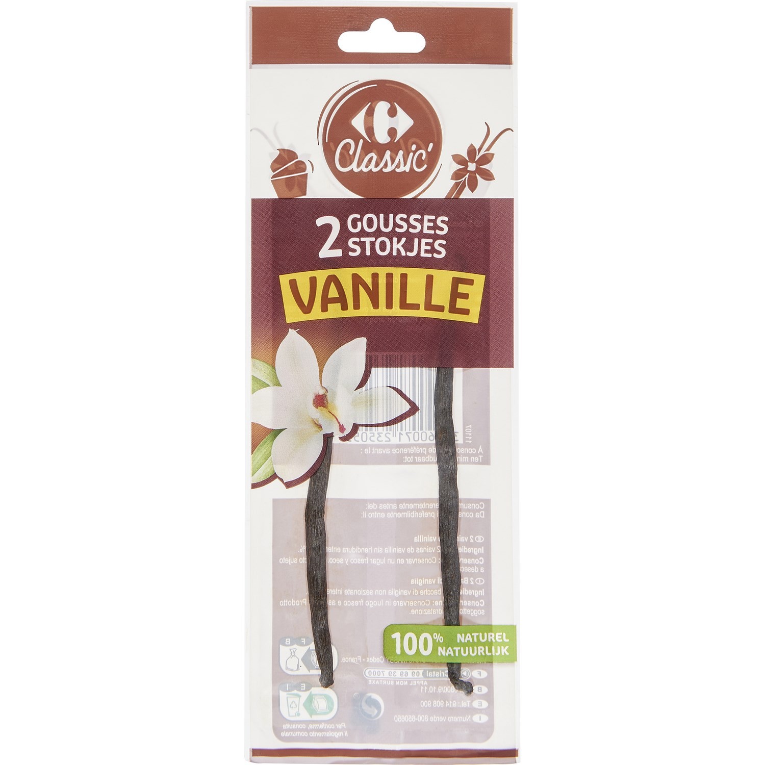 Gousses de vanille  CARREFOUR CLASSIC'