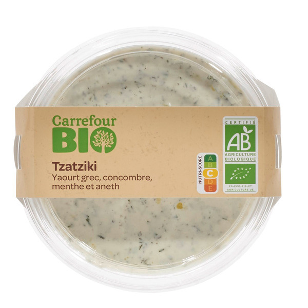 CARREFOUR BIO Tzatziki code EAN 3560071239602 