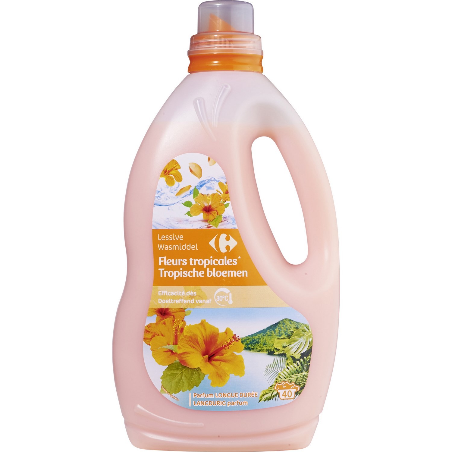 Lessive Fleurs Tropicales CARREFOUR