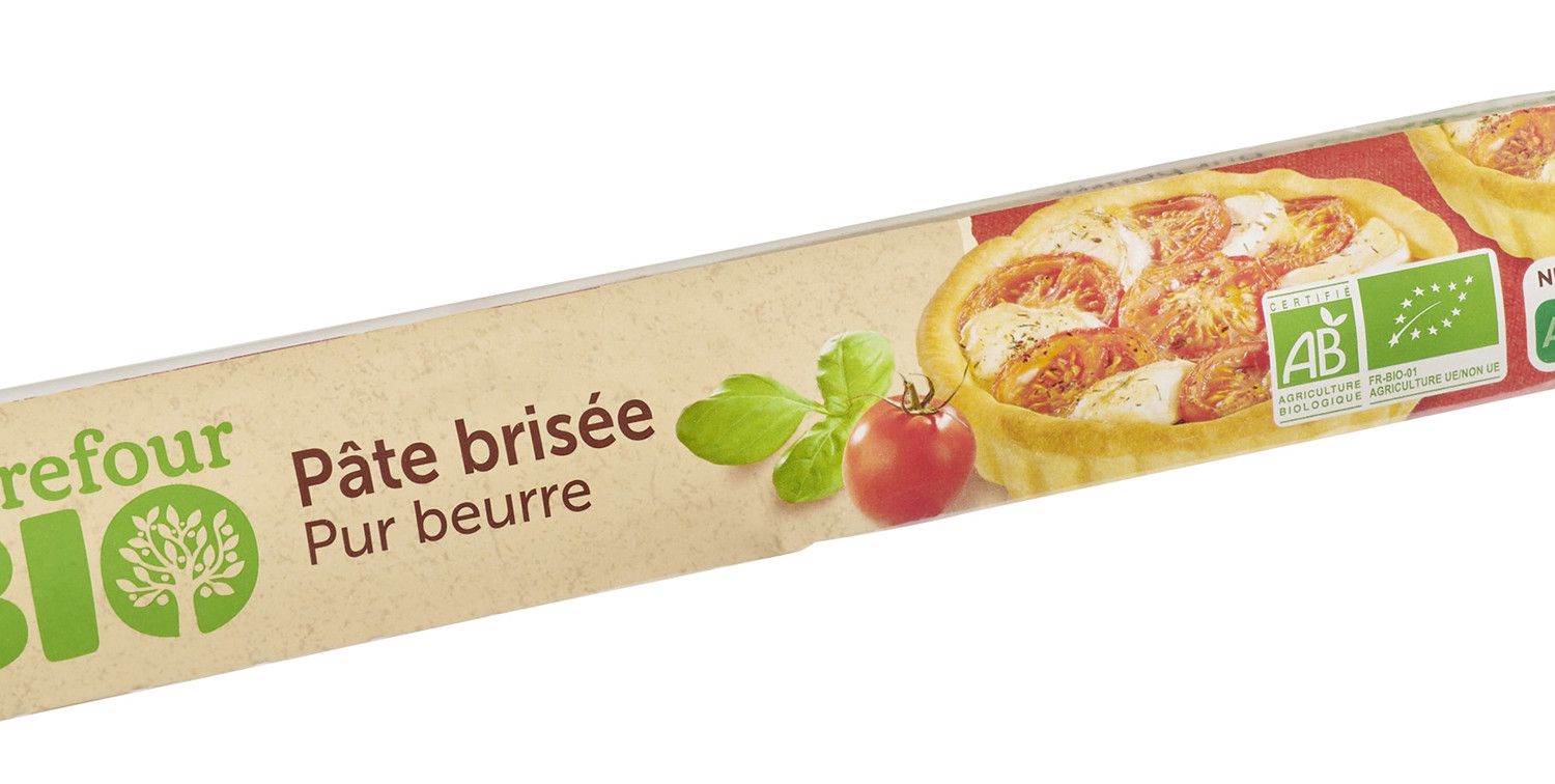 Pâte brisée pure beurre CARREFOUR BIO