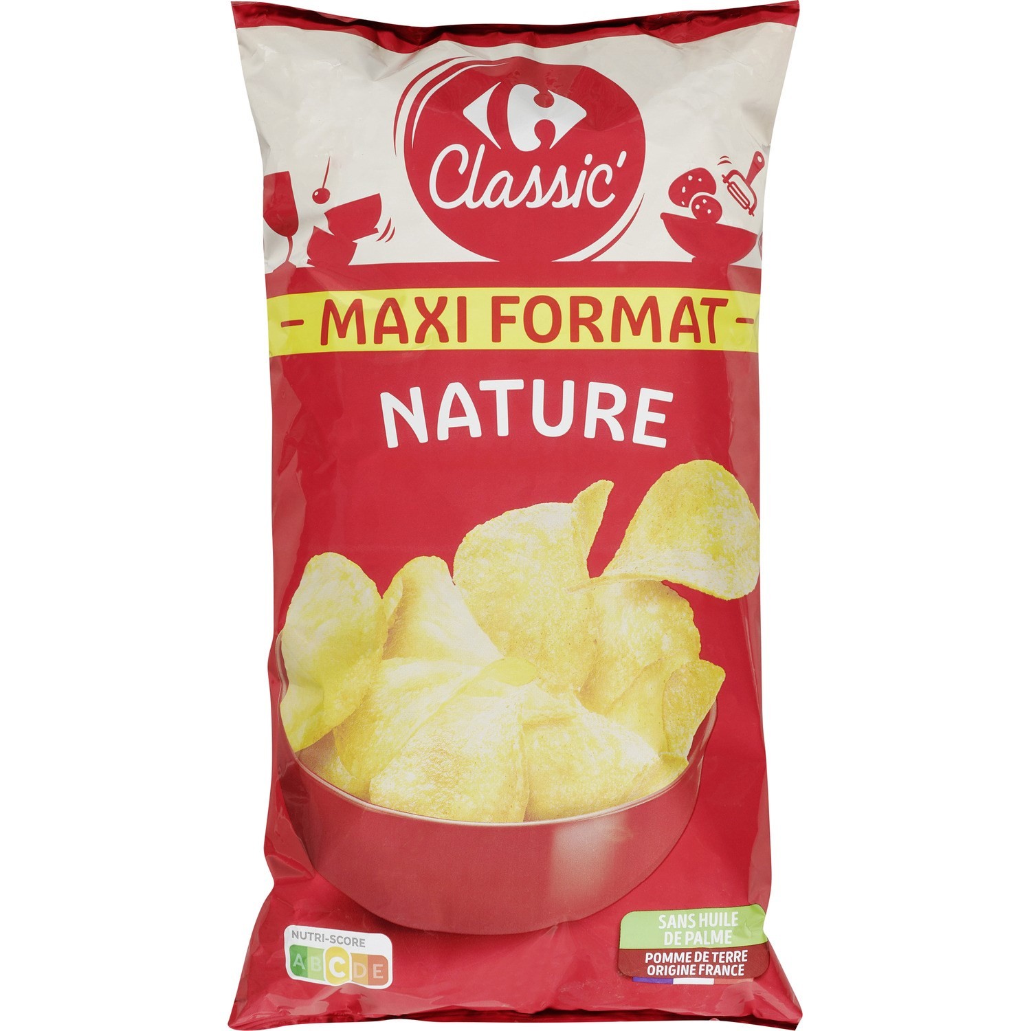 Chips nature CARREFOUR