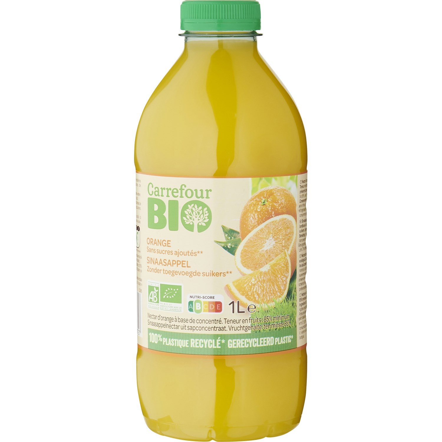 Jus d'orange bio sans sucres ajoutés CARREFOUR BIO