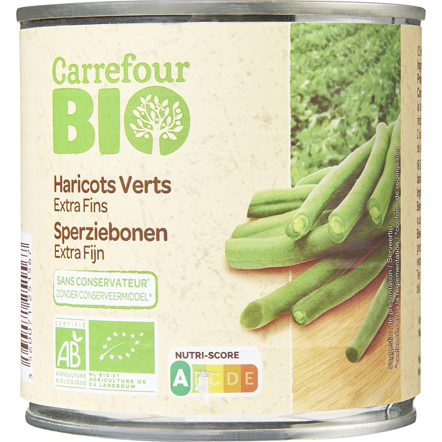 Haricots verts bio extra-fin CARREFOUR BIO