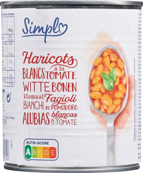 Haricots blancs à la sauce tomate