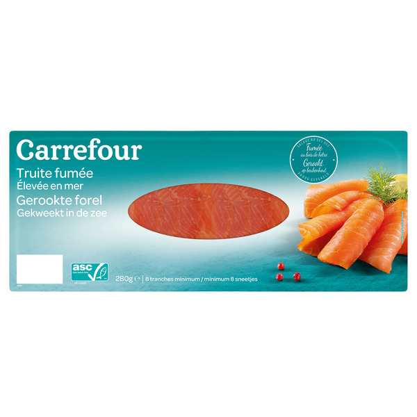 Truite de mer fumée ASC