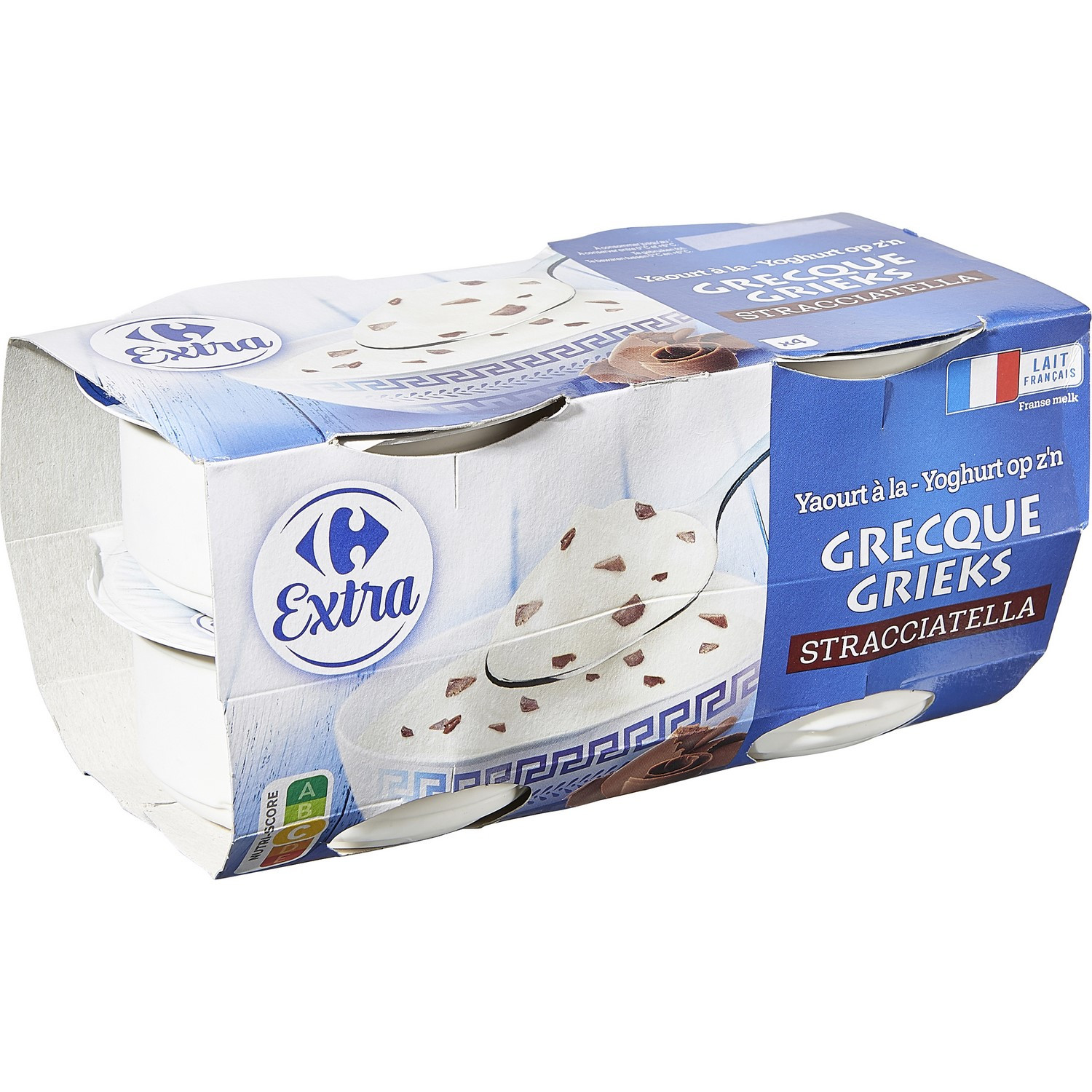Yaourt à la grecque stracciatella CARREFOUR EXTRA 3560071263546 CARREFOUR EXTRA Yaourt à la grecque stracciatella CARREFOUR EXTRA 3560071263546 CARREFOUR EXTRA