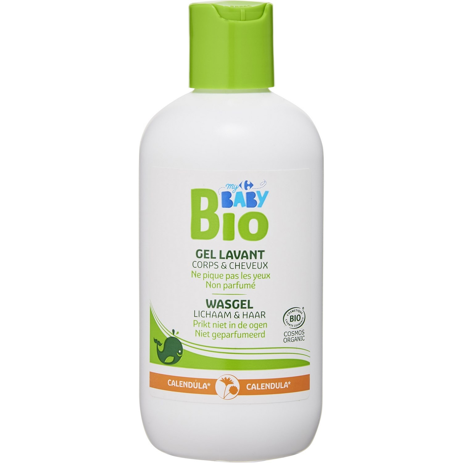 Gel lavant bébé corps & cheveux Bio CARREFOUR BABY