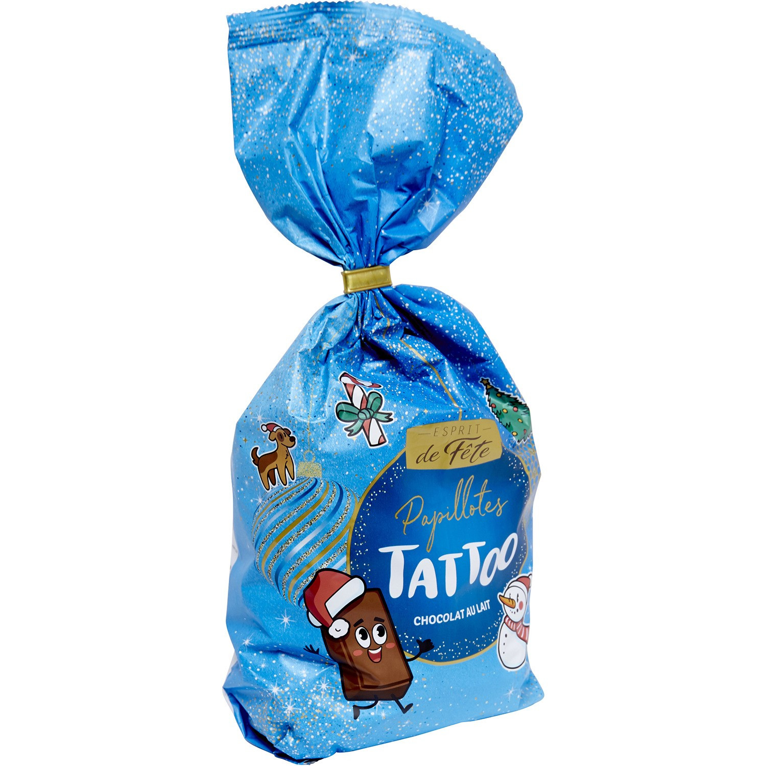 Chocolat papillotes au lait ESPRIT DE FETE