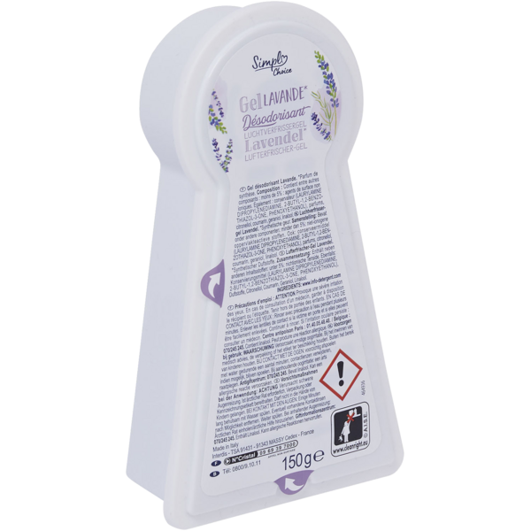 SIMPL Désodorisant gel lavande code EAN 3560071313456 