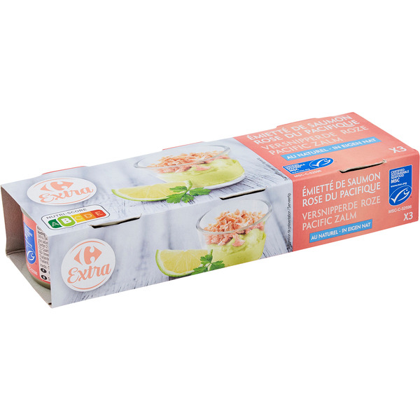 Emietté de Saumon rose du Pacifique MSC