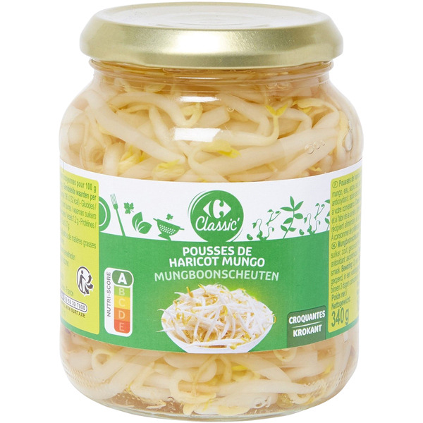 Pousses de haricots mungo