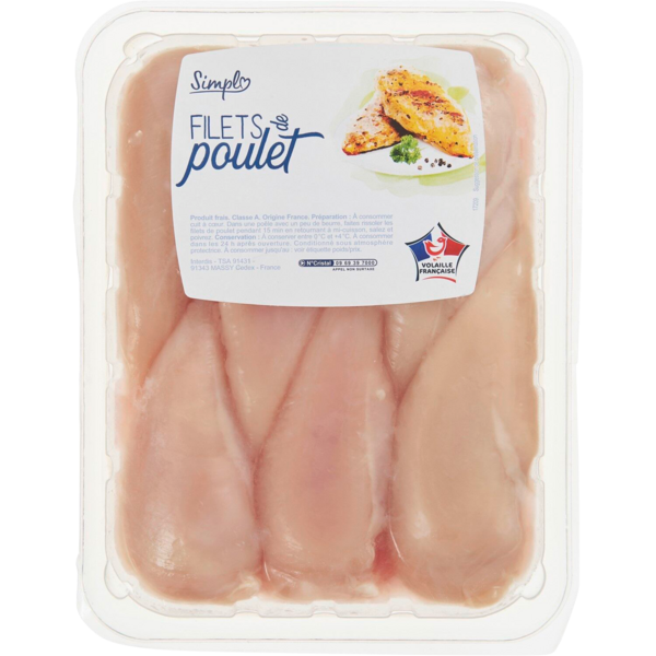 Filets de poulet