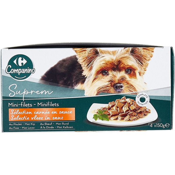 Mini-filets repas pour chiens