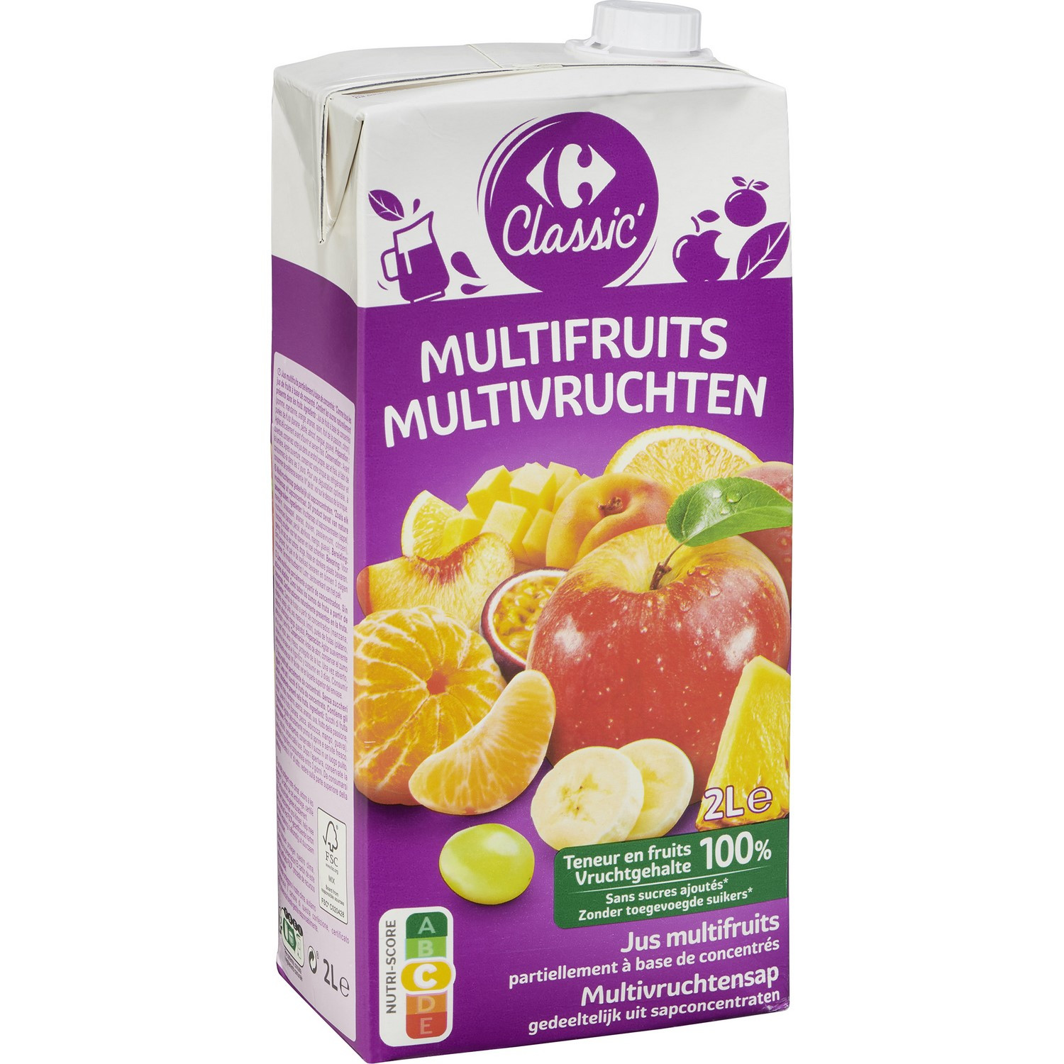Jus multifruits CARREFOUR CLASSIC'