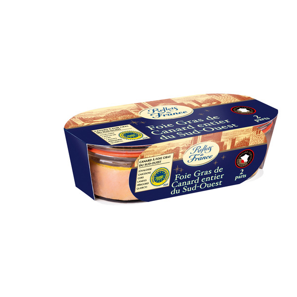 Foie gras de canard entier 
I.G.P. du Sud-Ouest 