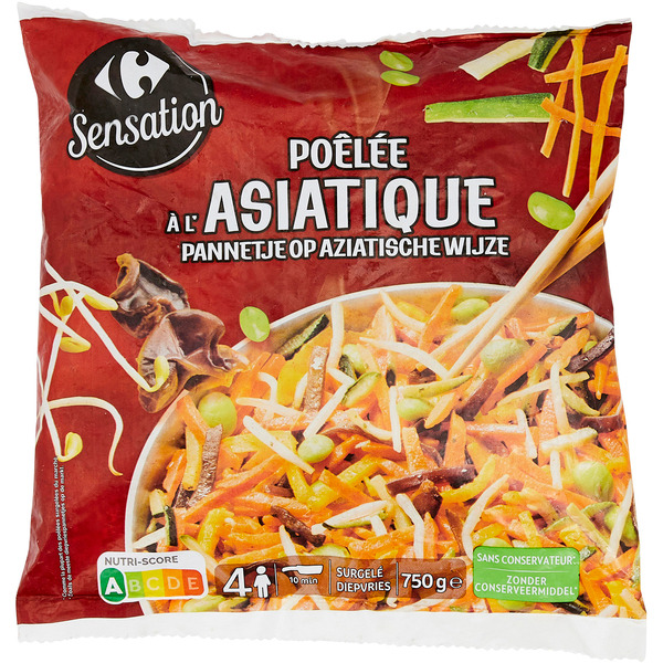 Poêlée à l'Asiatique surgelée