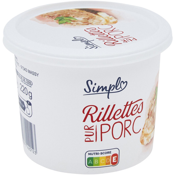 Rillette pur porc