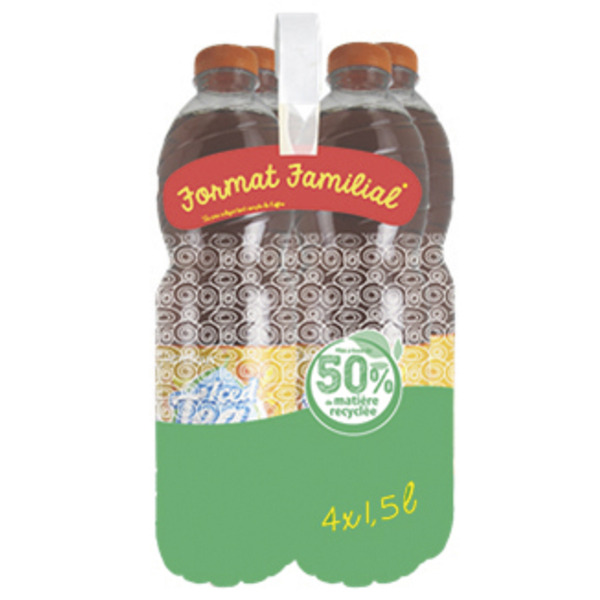 Boisson au thé saveur pêche