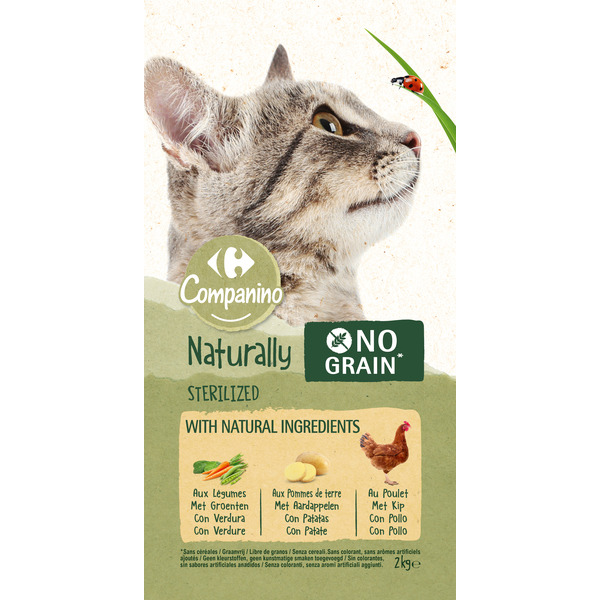 Croquettes pour chats stérilisés No Grain