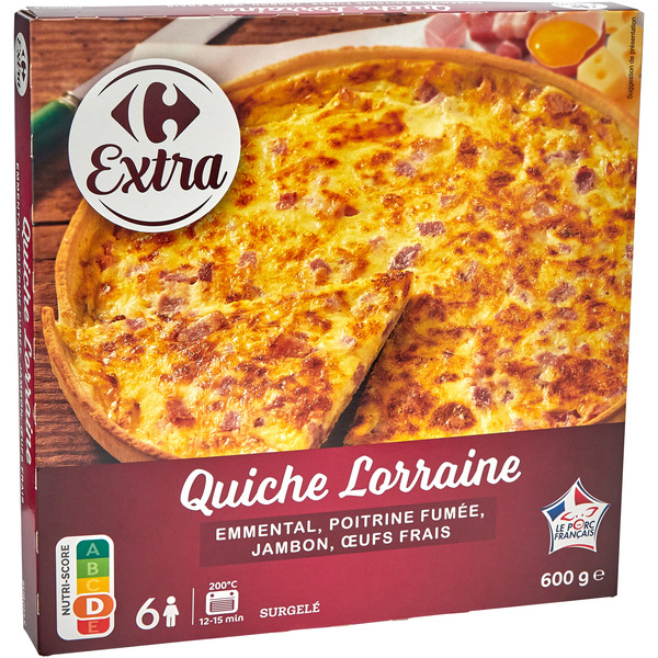 Tarte gourmande surgelée