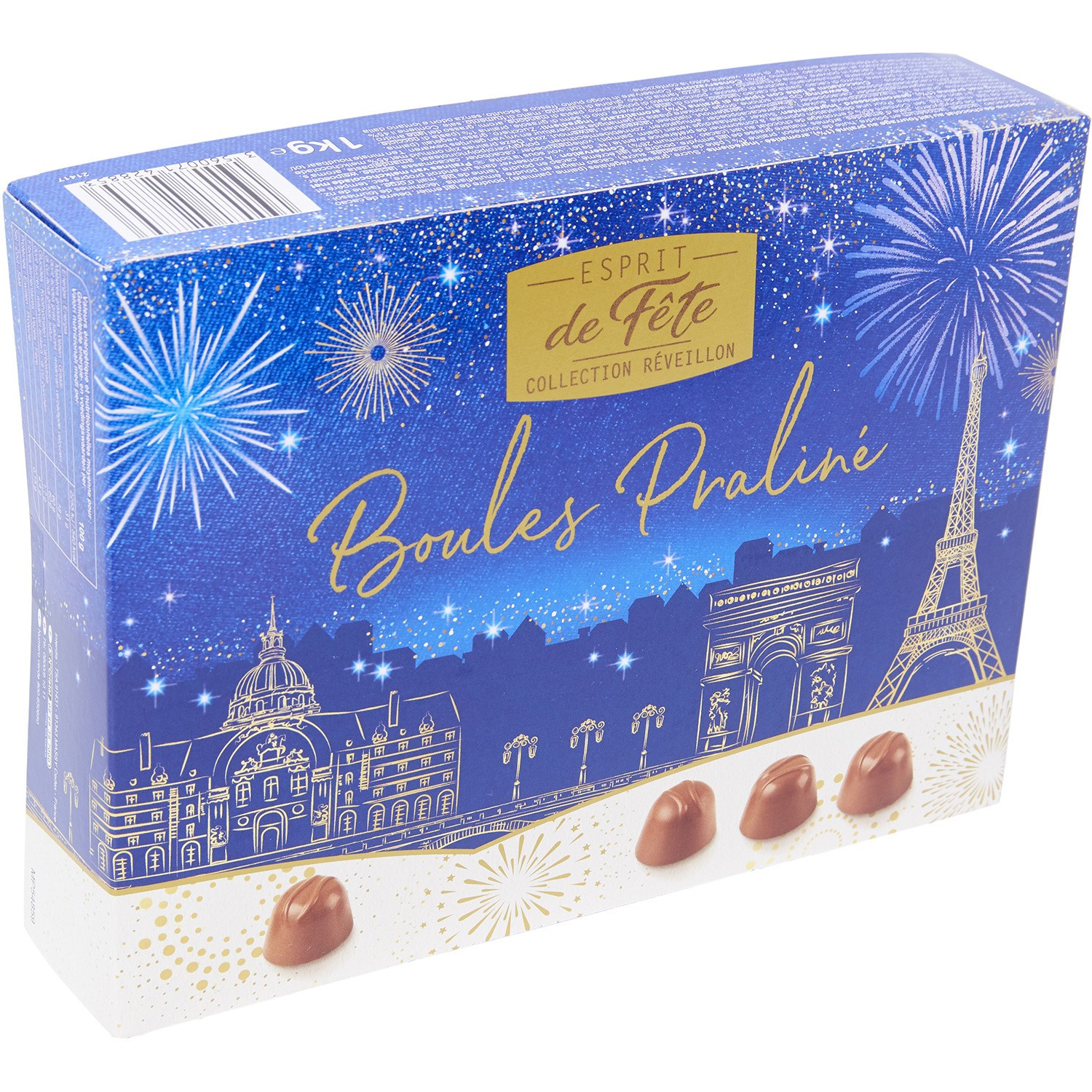 Chocolat boules, praliné 