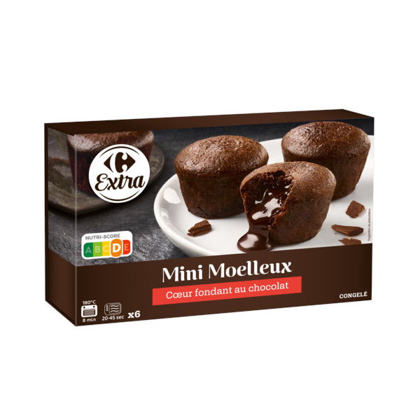 Mini Moelleux au chocolat surgelés