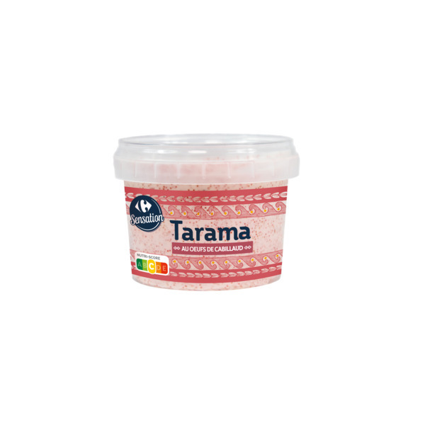 Tarama rose aux œufs de cabillaud