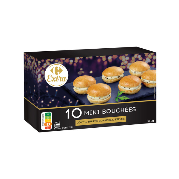 Mini bouchées surgelées