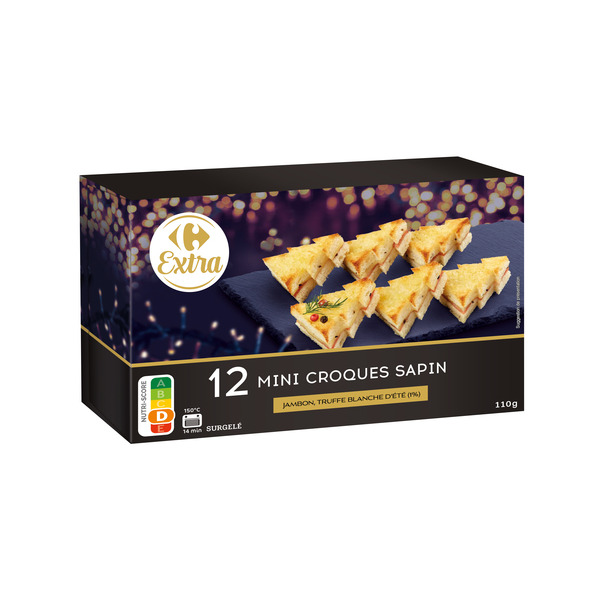 Mini Croques sapin surgelés